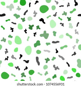 Light Green vector seamless template with bubble shapes. An elegant bright illustration with gradient. Marble style for your business design.