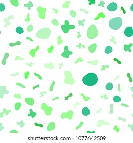Light Green vector seamless template with abstract circles. Colorful abstract illustration with gradient lines. A completely new memphis design for your business.