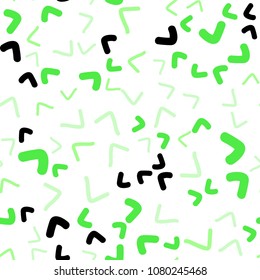 Light Green vector seamless  template with bubble shapes. Modern gradient abstract illustration with bandy lines. Marble design for your web site.