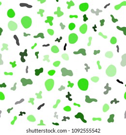 Light Green vector seamless template with bent lines. Colorful illustration in abstract marble style with gradient. A completely new memphis design for your business.