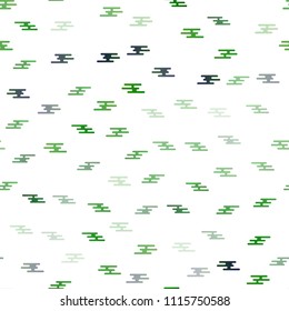Light Green vector seamless template with repeated sticks. Modern geometrical abstract illustration with staves. The template can be used as a background.