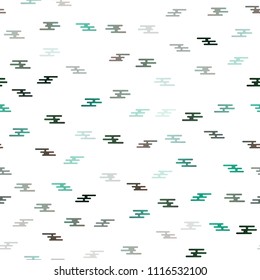 Light Green vector seamless template with repeated sticks. Modern geometrical abstract illustration with staves. The pattern can be used for websites.