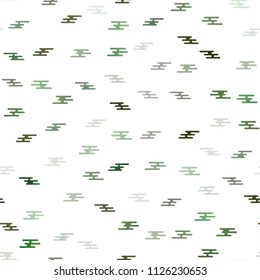 Light Green vector seamless template with repeated sticks. Modern geometrical abstract illustration with staves. Smart design for your business advert.