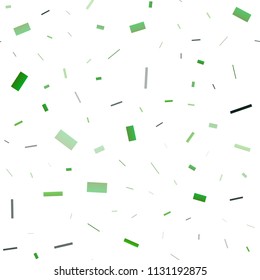 Light Green vector seamless template with crystals, rectangles. Rectangles on abstract background with colorful gradient. Modern template for your landing page.