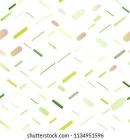 Light Green vector seamless template with repeated sticks. Modern geometrical abstract illustration with staves. The pattern can be used for websites.