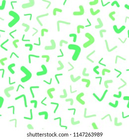 Light Green vector seamless  template with bent lines. Brand-new colored illustration in marble style with gradient. Marble design for your web site.