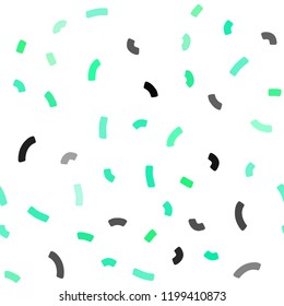 Light Green vector seamless template with bubble shapes. A sample with blurred bubble shapes. A new texture for your  ad, booklets, leaflets.