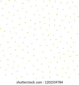 Light Green vector seamless template with circles. Illustration with set of shining colorful abstract circles. Pattern for design of window blinds, curtains.