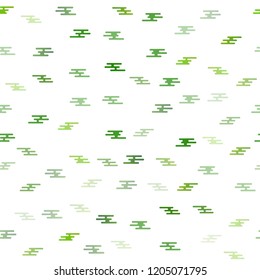Light Green vector seamless template with repeated sticks. Decorative shining illustration with lines on abstract template. The pattern can be used for websites.
