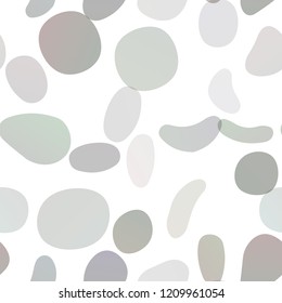 Light Green vector seamless template with spots. Modern abstract illustration with colorful water drops. Template for business cards, websites.