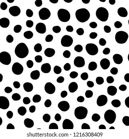 Light Green vector seamless template with spots. Glitter abstract illustration with blurred drops of rain. Template for business cards, websites.