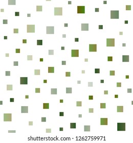Light Green vector seamless template with crystals, rectangles. Rectangles on abstract background with colorful gradient. The template can be used as a background.