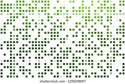 Light Green vector seamless template with crystals, rectangles. Rectangles on abstract background with colorful gradient. Pattern for trendy fabric, wallpapers.