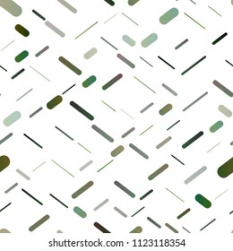 Light Green vector seamless texture with colored lines. Shining colored illustration with narrow lines. The pattern can be used for websites.