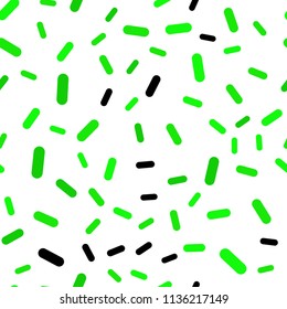 Light Green vector seamless texture with colored lines. Glitter abstract illustration with colored sticks. Template for your beautiful backgrounds.