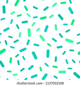 Light Green vector seamless texture with colored lines. Glitter abstract illustration with colored sticks. The pattern for ad, booklets, leaflets.