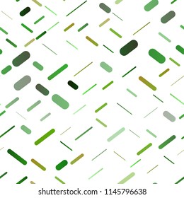 Light Green vector seamless texture with colored lines. Blurred decorative design in simple style with lines. The pattern can be used as ads, poster, banner for commercial.