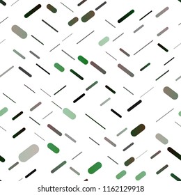 Light Green vector seamless texture with colored lines. Shining colored illustration with narrow lines. The pattern can be used as ads, poster, banner for commercial.