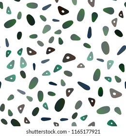 Light Green vector seamless texture in triangular style with circles. Illustration with set of colorful circles, triangles. Modern template for your landing page.