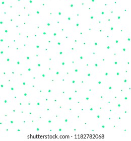 Light Green vector seamless texture with disks. Modern abstract illustration with colorful water drops. Pattern for design of fabric, wallpapers.