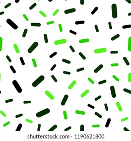 Light Green vector seamless texture with colored lines. Blurred decorative design in simple style with lines. Pattern for ads, posters, banners.