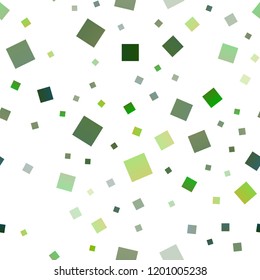 Light Green vector seamless texture in rectangular style. Abstract gradient illustration with rectangles. Best design for your ad, poster, banner.