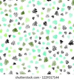 Light Green vector seamless texture with colored lines. Shining colored illustration with sharp stripes. Pattern for your busines websites.