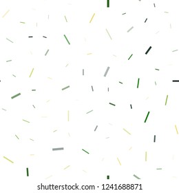 Light Green vector seamless texture with colored lines. Decorative shining illustration with lines on abstract template. The template can be used as a background.