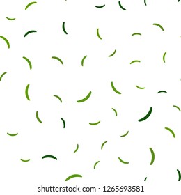 Light Green vector seamless texture with curved lines. A sample with colorful lines, shapes. Template for cell phone screens.