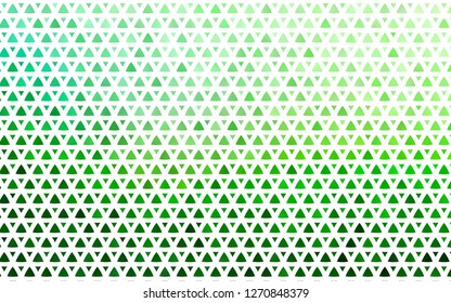 Light Green vector seamless texture in triangular style. Modern abstract illustration with colorful triangles. Template for business cards, websites.