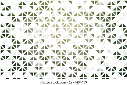 Light Green vector seamless texture in triangular style. Modern abstract illustration with colorful triangles. Trendy design for wallpaper, fabric makers.