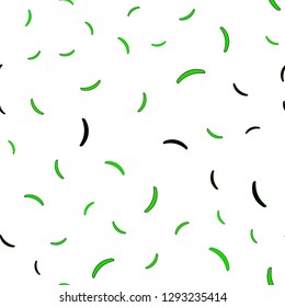 Light Green vector seamless texture with wry lines. Brand new colorful illustration in simple style. A new texture for your  ad, booklets, leaflets.