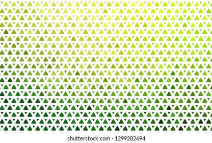 Light Green vector seamless texture in triangular style. Beautiful illustration with triangles in nature style. Template for business cards, websites.