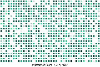 Light Green vector seamless texture in rectangular style. Rectangles on abstract background with colorful gradient. Pattern for trendy fabric, wallpapers.