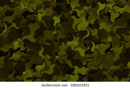 Light Green vector shining cranked background. Shining crooked illustration in a brand-new style. A completely new template for your business design.