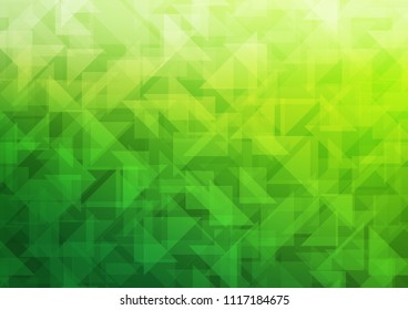 Light Green vector shining hexagonal background. Colorful abstract illustration with gradient. A new texture for your design.