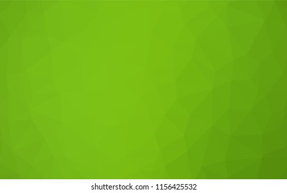 Light Green vector shining hexagonal template. Shining colored illustration in a Brand new style. Brand new style for your business design.