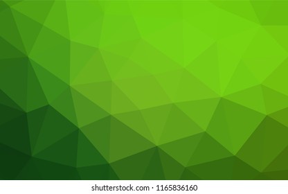 Light Green vector shining hexagonal background. Shining colored illustration in a Brand new style. Brand new style for your business design.