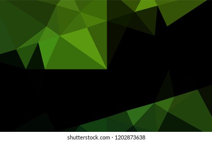 Light Green vector shining hexagonal background. An elegant bright illustration with gradient. Brand new design for your business.