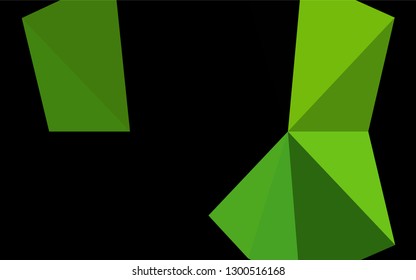 Light Green vector shining hexagonal pattern. A vague abstract illustration with gradient. Brand new design for your business.