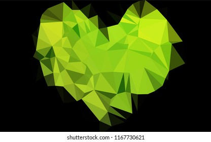 Light Green vector shining pattern. An elegant bright illustration with gradient. A new texture for your design.