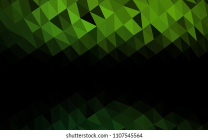 Light Green vector shining template. Modern geometrical abstract illustration with gradient. A completely new design for your business.