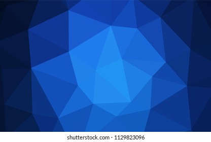 Light Green vector shining triangular layout. Triangular geometric sample with gradient.  Textured pattern for your backgrounds.