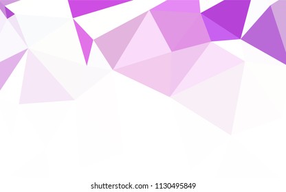 Light Green vector shining triangular cover. Elegant bright polygonal illustration with gradient. Best triangular design for your business.