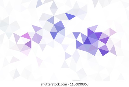 Light Green vector shining triangular layout. Triangular geometric sample with gradient.  Best triangular design for your business.