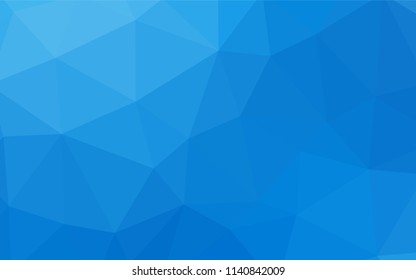 Light Green vector shining triangular layout. Shining polygonal illustration, which consist of triangles. Completely new template for your banner.