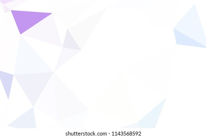 Light Green vector shining triangular cover. Polygonal abstract illustration with gradient. A new texture for your web site.