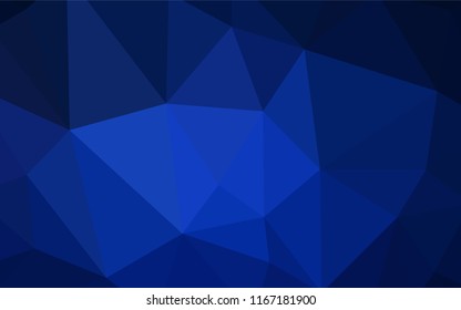 Light Green vector shining triangular layout. Creative geometric illustration in Origami style with gradient. A new texture for your web site.
