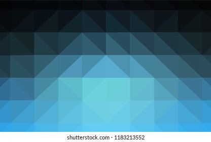 Light Green vector shining triangular backdrop. A completely new color illustration in a polygonal style. Pattern for a brand book's backdrop.