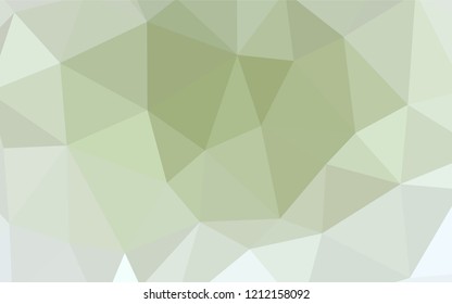 Light Green vector shining triangular layout. Modern abstract illustration with triangles. Pattern for a brand book's backdrop.